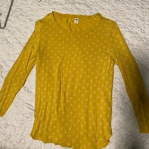 Old Navy Luxe Fitted Long Sleeve shirt size small